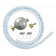 Kit gaz butane détendeur + tuyau souple