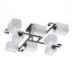 Plafonnier marron megapolis 8 ampoules 18 cm