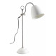 Lampe de bureau en métal laqué ivoire - Coloris au choix