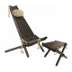 Chilienne scandinave avec repose-pieds