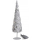 Sapin bois et leds à poser