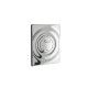 Grohe 38963000 wave plaque de déclenchement pour chasse d'eau, 2 volumes, start/stop chrome