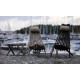 Chilienne en bois ecochair (coussin offert) pin gris 