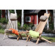 Chilienne en bois ecochair (coussin offert) mélèze 