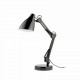 Lampe de bureau noire gru 1 ampoule