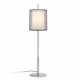 Lampe de table nickel mat saba 1 ampoule