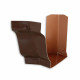 Angle 135° intérieur pour gouttière aluminium dév.300 coloris au choix Brun