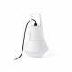 Lampe de jardin blanche cat 1 ampoule