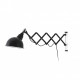 Aplique murale noire ras 1 ampoule