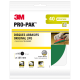 3m - disque abrasif p40 - lot de 10 (8 trous)