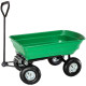 Chariot charrette de jardin 300 kg avec benne basculante outils jardinage helloshop26 0208001
