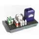 Bac pour paillasse avec caillebotis amovible 90 L 200 kg - FIMM - 845008050
