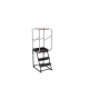 Escabeau roulant étroit charge 150 kg 3 marches ht plateforme 760 mm