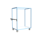Servante multi-niveaux plateau bois 250 kg - Dimensions au choix 1165 x 795 x 1460