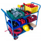 Servante à 3 plateaux tôle 935 x 435 mm 400 kg - FIMM - 880000555 
