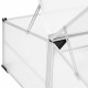 Mini serre de jardin aluminium polycarbonate 102 x 102  