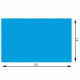 Bâche de piscine rectangulaire bleue 160 x 260 cm  