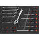 Servante 6 tiroirs + 135 outils de maintenance indus. SAM OUTILLAGE modules mousse - 416-135M 