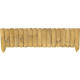 Bordure rigide marron fsc mixte