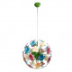 Suspension boule abeille multicolore