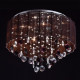 Suspension circulaire tissu et perles 