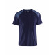 T-shirt bicolore - 33791042 Marine-Gris