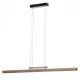 Suspension chromée techno 4 ampoules 138 cm