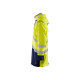 Manteau de pluie haute-visibilité niveau 2 Jaune-Fluo/Marine 43062003 - Taille au choix 
