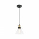 Suspension transparent liz 1 ampoule h144 cm