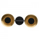 Spot doré techno 2 ampoules 11 cm