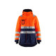 Parka hiver haute-visibilité Femme 44721987 - Couleur au choix Orange fluo-Marine