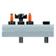 Tete pour charnieres 45/9.5 (blum) pour perceuses cmt334-4595 *système universel cmt333 non compri*