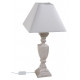 Lampe à poser en bois et coton