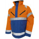Veste hiver haute visibilité blaklader imperméable - Coloris et taille au choix Orange-Bleu Roi