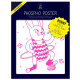Poster phosphorescent bunny 30 x 40 cm bunny