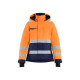 Veste hiver haute-visibilité stretch femme 48721987 - Couleur au choix Orange fluo-Marine