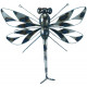 Libellule en métal 61,5 cm