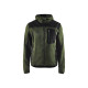 Veste tricotée à capuche 49302117 - Couleur et taille au choix Vert Armée-Noir