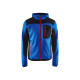 Veste tricotée à capuche 49302117 - Couleur et taille au choix Bleu Roi-Noir