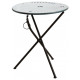 Table de terrasse pliante ronde - Couleur au choix