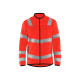 Veste micropolaire haute-visibilité 49411010 - Couleur et taille au choix Rouge fluo