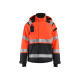 Veste hardshell stretch 2D haute-visibilité 49871987 - Couleur au choix Rouge fluo-Noir