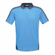 Polo regatta professional contrast quick wicking Marine-Bleu-royal