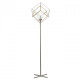 Lampadaire argenté neoclassic   168 cm