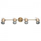 Spot laiton industrial 4 ampoules 15 cm