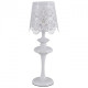 Lampe de table blanche elegance 1 ampoule 42 cm