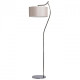 Lampadaire chromé megapolis 1 ampoule 166 cm