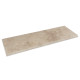 Margelle de piscine 100x33x3cm travertin beige mix 1er choix bord 1/2 rond