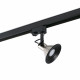 Projecteur sur rail nickel satiné cup 1 ampoule
