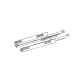 Coulisse à sortie totale Quadro V6 YOU M (30 kg) avec Silent System, compatible avec push to open silent, 600 mm, gauche et droit - HETTICHE - 9256896 